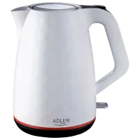 Электрочайник Adler AD-1277 1.7л / Скрытый / Белый