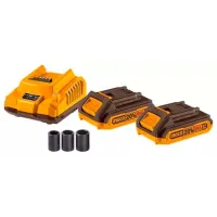 Set de instrumente INGCO CKLI20273 20 V / 2 photo 2
