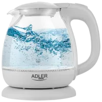 Электрочайник Adler AD-1283 1л / Скрытый / Серый