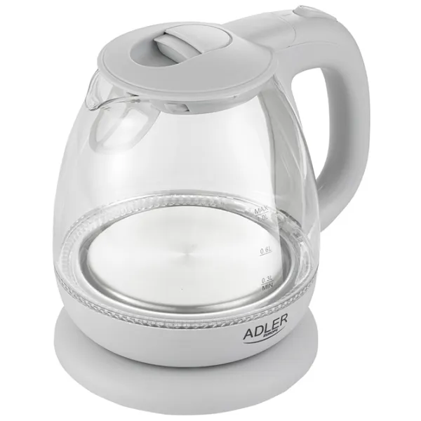 Ceainic electric Adler AD-1283 1l / Ascuns / Gray photo 3