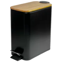 Coș de gunoi Sepio 9001 6 l / Inox / Black