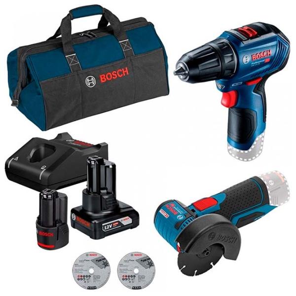Set de instrumente Bosch B0615990M9M 18 V / 2 photo 1