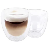 Set de pahare Axentia 133935 0.25l / Sticlă / Transparent