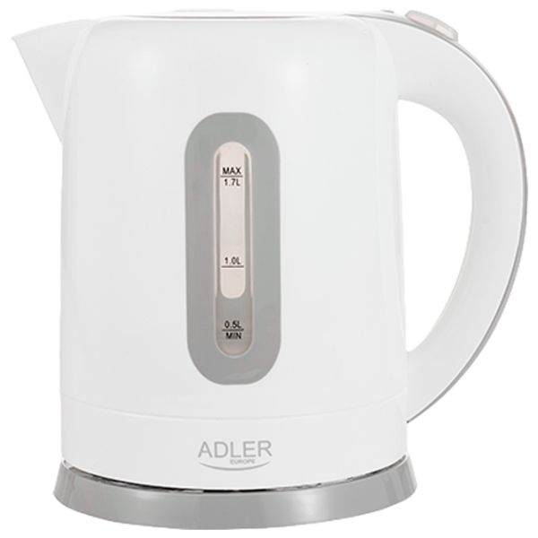 Ceainic electric Adler AD-1234 1.7l / Ascuns / White photo 1