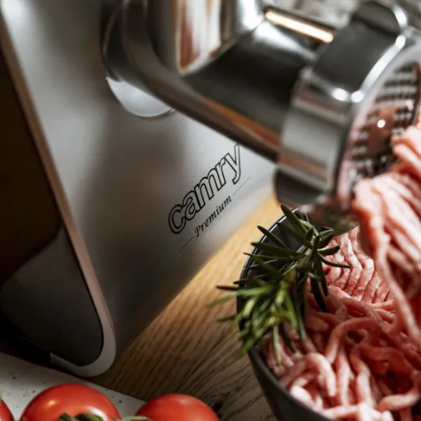 Mașină de tocat carne Camry CR-4812 1600 W / 2 kg/min / Black photo 6