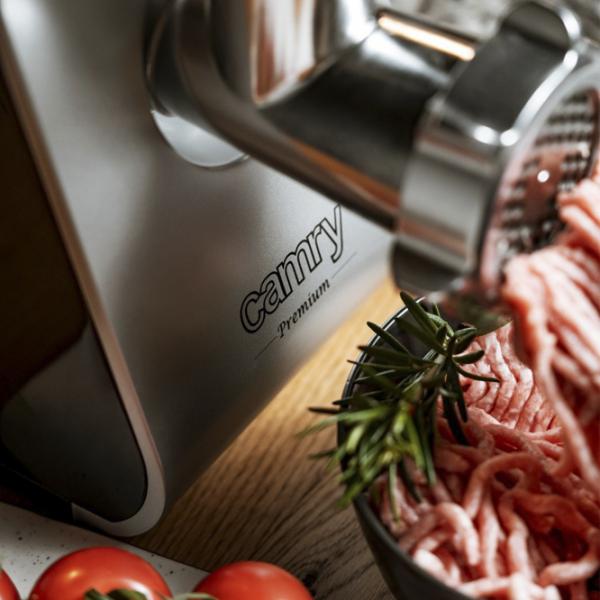 Mașină de tocat carne Camry CR-4812 1600 W / 2 kg/min / Black photo 6
