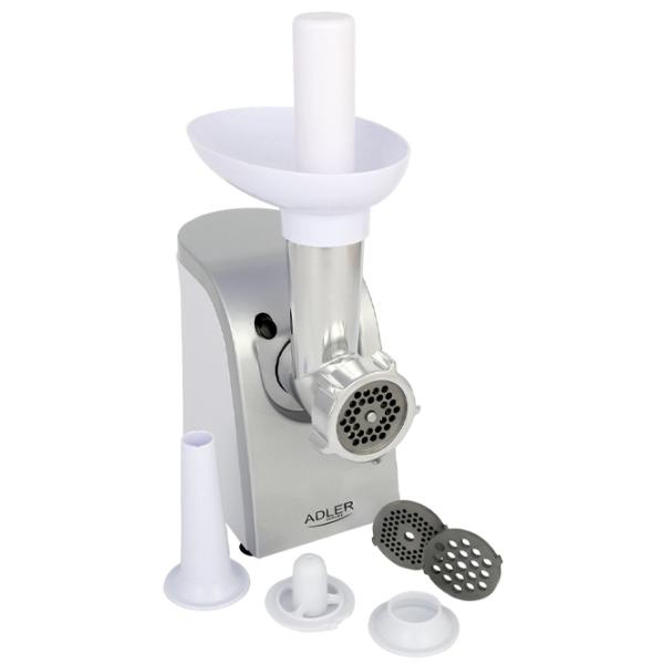 Mașină de tocat carne Adler AD-4808 1500 W / 1.7 kg/min / Inox photo 2