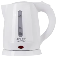 Электрочайник Adler AD-1272 1л / Скрытый / Белый