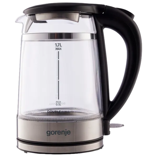 Ceainic electric Gorenje K17GDW 1.7l / Ascuns / Black photo 1