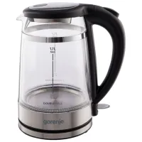 Электрочайник Gorenje K17GDW 1.7л / Скрытый / Черный photo 2