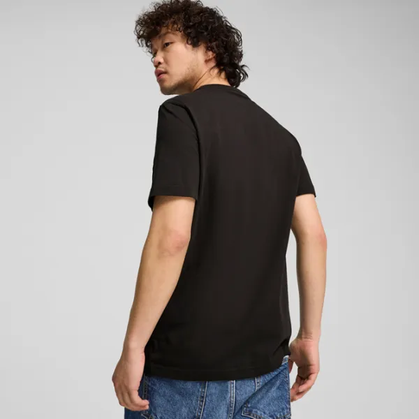 Футболка для мужчин Puma Mapf1 Ess Logo Tee 100% хлопок / Черный photo 4