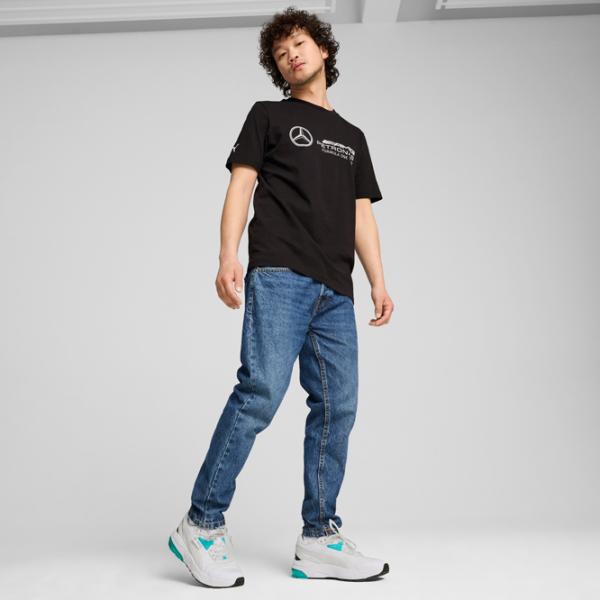 Tricou pentru bărbați Puma Mapf1 Ess Logo Tee 100% bumbac / Black photo 5