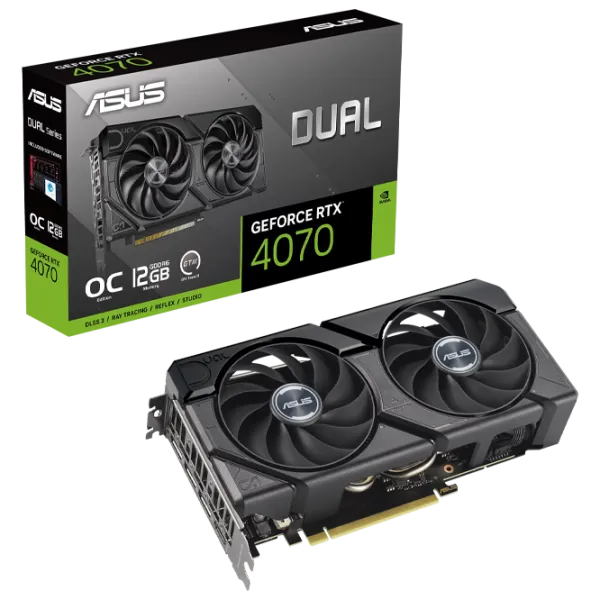 Placă video Asus GeForce RTX 4070 EVO OC Edition PCI Express x8 4.0 / 12 GB photo 7 Placă video Asus GeForce RTX 4070 EVO OC Edition PCI Express x8 4.0 / 12 GB photo 7