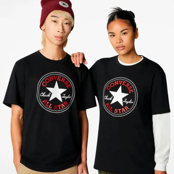 Tricou pentru bărbați Converse Chuck Patch Tee 100% bumbac / Black photo 3 Tricou pentru bărbați Converse Chuck Patch Tee 100% bumbac / Black photo 3