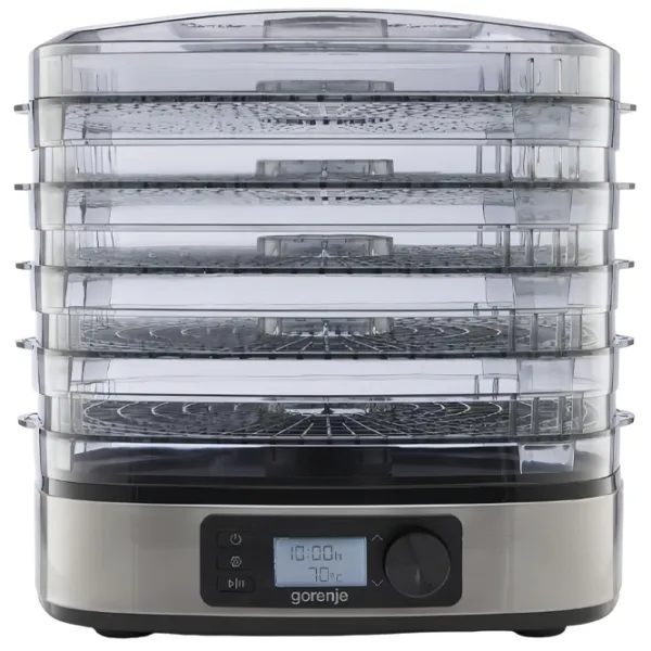 Uscător de fructe și legume Gorenje FDK500DE  380 W / Inox photo 7