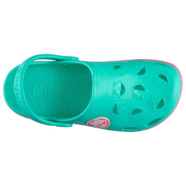 Șlapi pentru băieți Coqui Froggy 8801 35 / Green photo 4