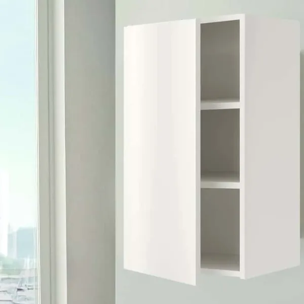 подвеснои шкаф для ваннои комнаты Ikea Enhet МДФ / Белый photo 2