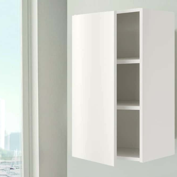 подвеснои шкаф для ваннои комнаты Ikea Enhet МДФ / Белый photo 2