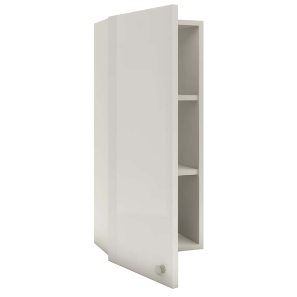подвеснои шкаф для ваннои комнаты Haaus Zaria 1U  ЛДСП / White Gloss photo 2