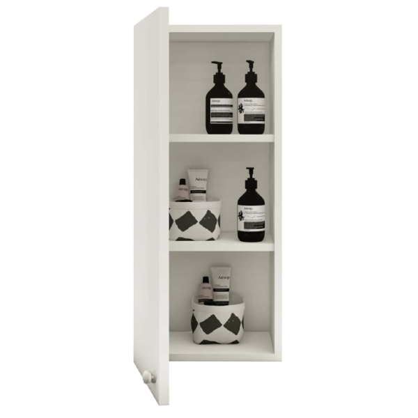 подвеснои шкаф для ваннои комнаты Haaus Zaria 1U  ЛДСП / White Gloss photo 3