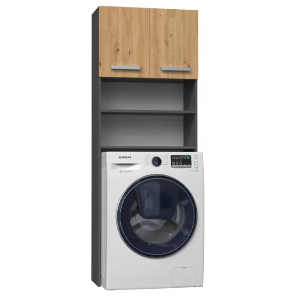Шкаф для стиральных машин TopEshop Pola DK  ДСП / Grey photo 1