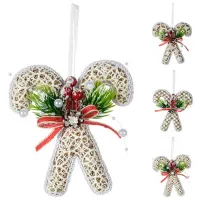 Игрушки для ёлки Christmas 49157 12 см / Разноцветный