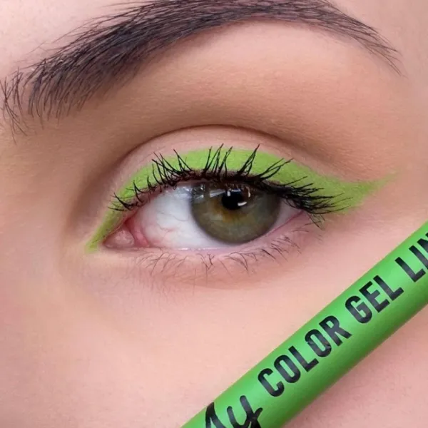 Карандаш для глаз Lamel OH MY COLOR GEL EYE LINER  / Зеленый photo 3 Карандаш для глаз Lamel OH MY COLOR GEL EYE LINER  / Зеленый photo 3