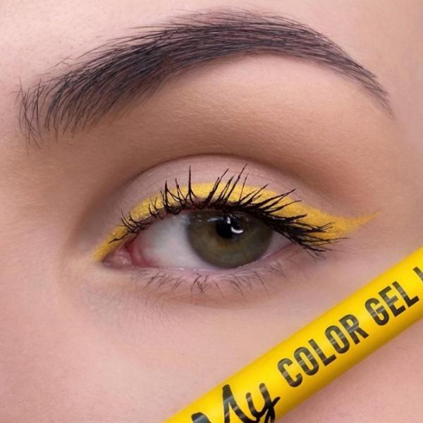Карандаш для глаз Lamel OH MY COLOR GEL EYE LINER  / Желтый photo 3 Карандаш для глаз Lamel OH MY COLOR GEL EYE LINER  / Желтый photo 3