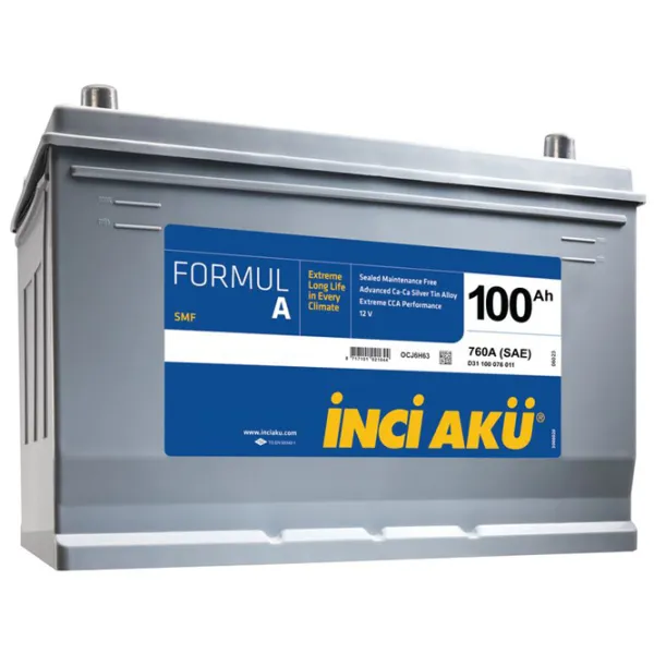 Авто аккумулятор Fiamm FormulA Asia 760A / 100 Ач  photo 1