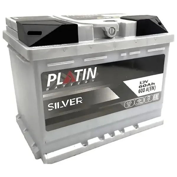 Acumulator auto PLATIN Silver-L2 600A / 60 Ah  photo 1