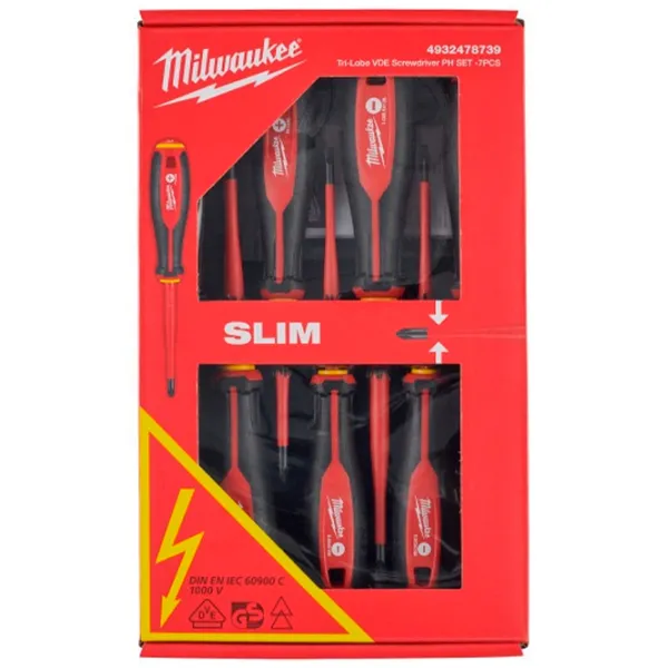 Набор отвёрток Milwaukee 4932478739 Количество в наборе: 7 photo 3 Набор отвёрток Milwaukee 4932478739 Количество в наборе: 7 photo 3