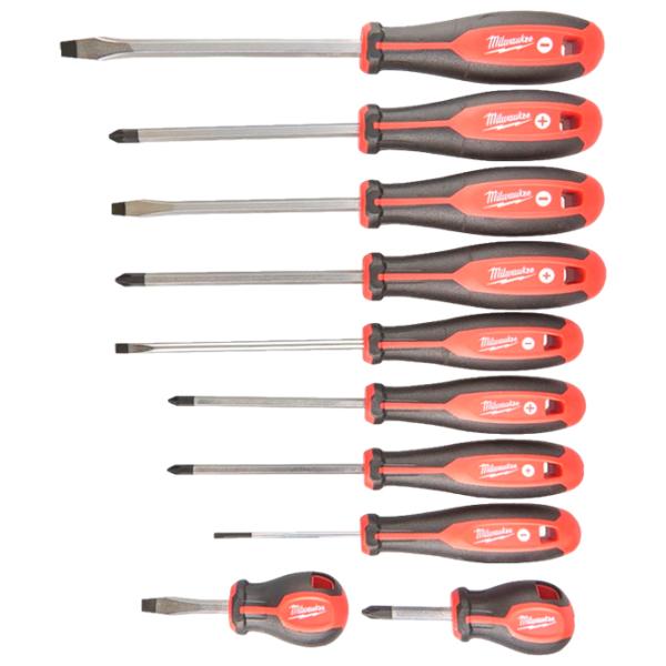 Набор отвёрток Milwaukee 4932471808 Количество в наборе: 10 photo 1 Набор отвёрток Milwaukee 4932471808 Количество в наборе: 10 photo 1