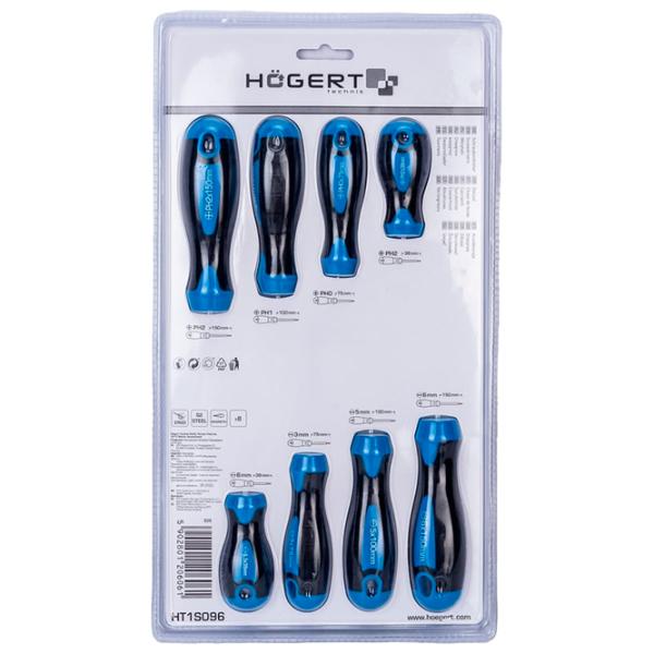 Набор отвёрток Hoegert HT1S096 Количество в наборе: 8 photo 3 Набор отвёрток Hoegert HT1S096 Количество в наборе: 8 photo 3
