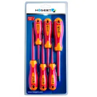 Set de șurubelnițe izolate Hoegert HT1S996 Cantitatea în set: 6 photo 2