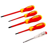 Набор изолированных отверток Hoegert HT1S994 Количество в наборе: 5