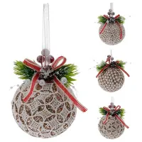 Игрушки для ёлки Christmas 49142 8 см / Разноцветный