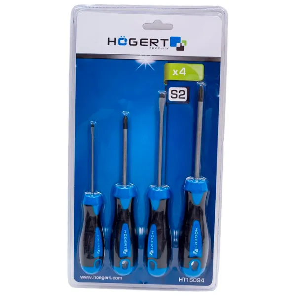 Набор отвёрток Hoegert HT1S094 Количество в наборе: 4 photo 3 Набор отвёрток Hoegert HT1S094 Количество в наборе: 4 photo 3