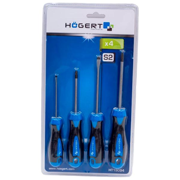 Набор отвёрток Hoegert HT1S094 Количество в наборе: 4 photo 3 Набор отвёрток Hoegert HT1S094 Количество в наборе: 4 photo 3