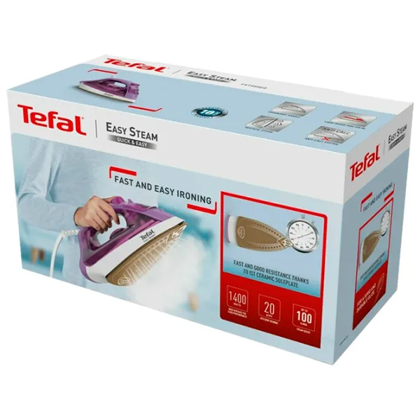 Утюг Tefal FV1955E0 Классический / 1200 Вт / Пурпурный photo 5