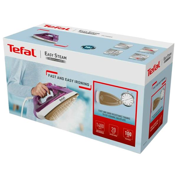 Утюг Tefal FV1955E0 Классический / 1200 Вт / Пурпурный photo 5