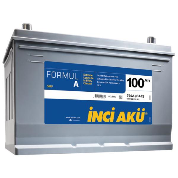 Авто аккумулятор Inci Aku FormulA-D31 760A / 100 Ач  photo 1