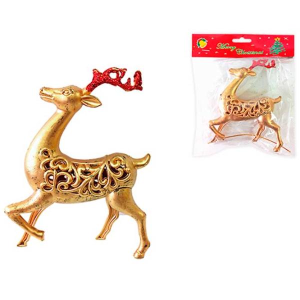 Jucării pentru brad Christmas 15247 11 cm / Gold photo 1