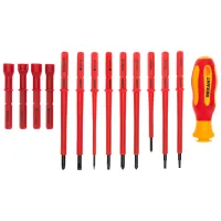 Набор изолированных отверток Rexant 12-4773-3 Количество в наборе: 14