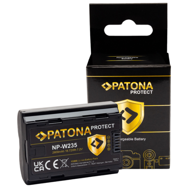 Аккумулятор для фотоаппарата Patona Protect NP-W235 Li-Ion/ 2600 мАч photo 1