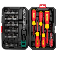 Set de șurubelnițe izolate Rexant 12-4771-3 Cantitatea în set: 76