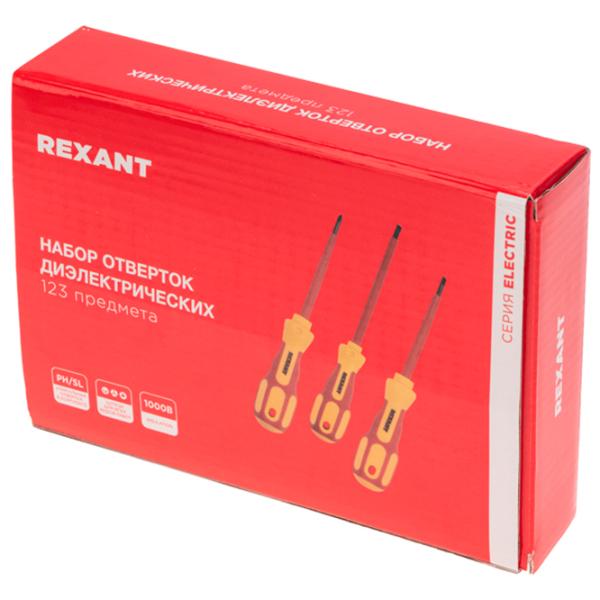 Набор изолированных отверток Rexant 12-4772-3 Количество в наборе: 123 photo 6