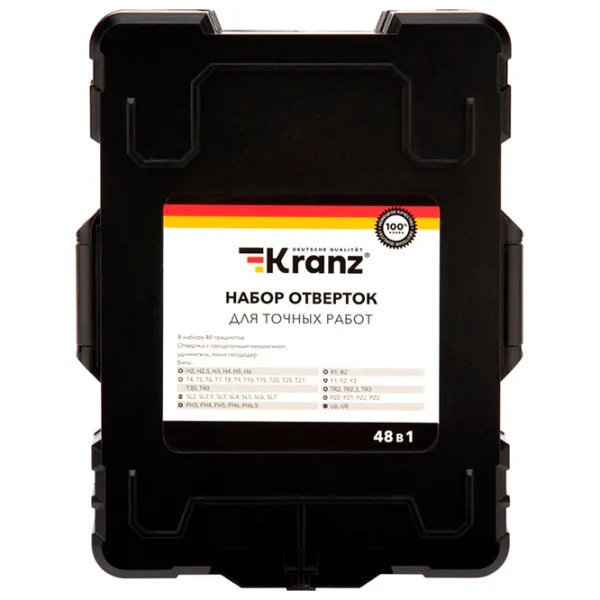Набор мини-отверток Kranz KR-12-4775 Количество в наборе: 48 photo 8