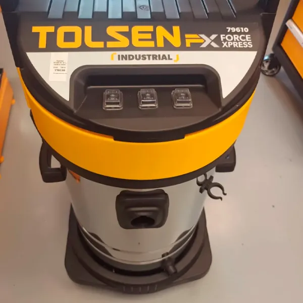 Промышленный пылесос Tolsen 79610 3000 Вт / Серебряный photo 6