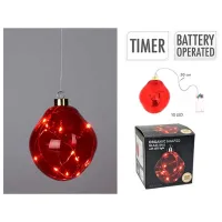 Jucării pentru brad Christmas 54319 12 cm / Red