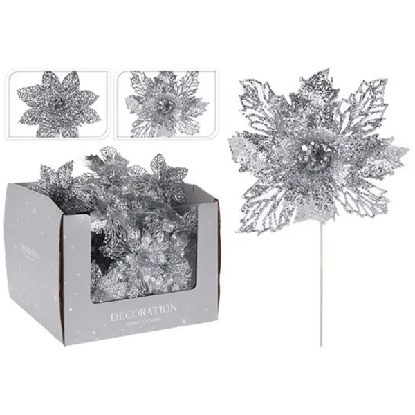 Jucării pentru brad Christmas 34471  / Silver photo 1